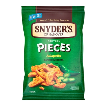 Snyder's of Hanover | Soh Jalapeño Pretzel Pieces | 10 x 110 gram