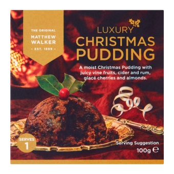 Matthew Walker | Luxury Christmas Pudding | 36 x 100 gram
