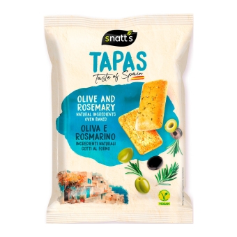 Snatt's | Tapas Olijf & Rozemarijn Zakje | 8 x 110 gram