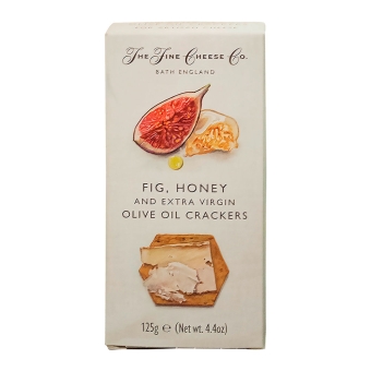 The Fine Cheese Company | Fig, Honey & Olive Oil Crackers | 6 x 125 gram