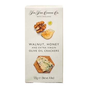 The Fine Cheese Company | Walnut, Honey & Olive Oil Crackers | 6 x 125 gram