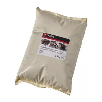 Transgourmet | Dunkle Schokoladen Tropfen | 2,5 kg