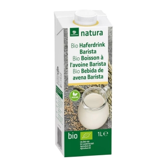 Transgourmet | Natura Bio Haferdrink Barista | 8 x 1 liter