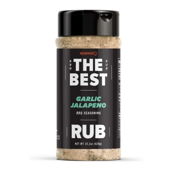 Kosmos Q | The Best Garlic Jalapeno | 12 x 321 gram