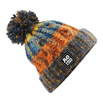 Angus & Oink | Beanie Yellow Teal Orange