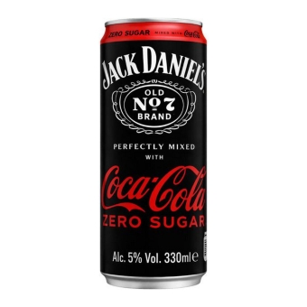 Jack Daniel's & Coca Cola | Zero | Blik | 12 x 33 cl
