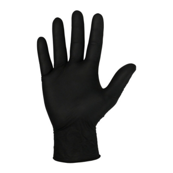 Bodyguards | Handschoen Nitril Zwart Ongepoederd S | 100 stuks