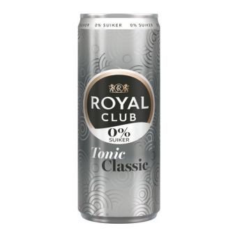 Royal Club | Tonic Classic 0% Blik | 12 x 25 cl