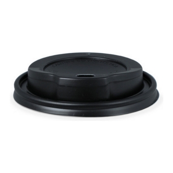 Deksel To Go Zwart 90mm | 50 stuks