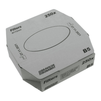 Bravilor | Vlakfilterpapier B5 | 250 stuks