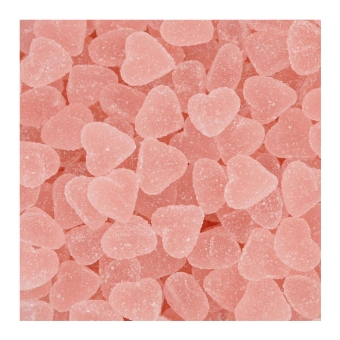 Joris | Gesuikerde Hartjes Roze Aardbei in Silo | 1 kg