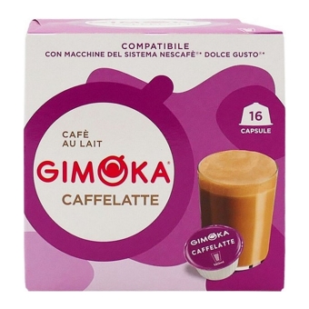 Gimoka | Dolce Gusto Caffe Latte Cups | 3 x 160 gram