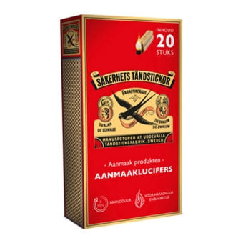 Zwaluw | Aanmaaklucifers | 20 stuks