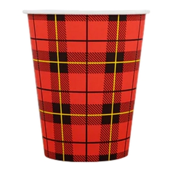 Hot Cup | Schotse Ruit | 150 ml | 2500 stuks