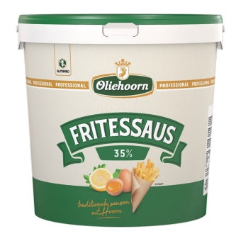Oliehoorn | Fritessaus 35% | Emmer 10 liter
