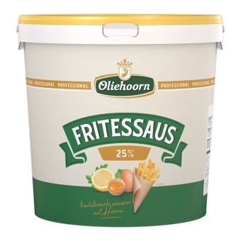 Oliehoorn | Fritessaus 25% | Emmer 10 liter