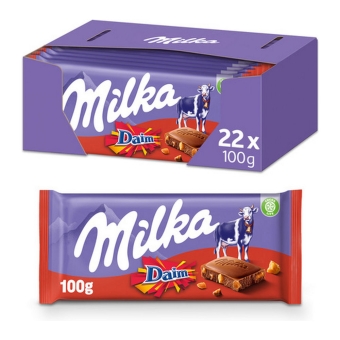 Milka | & Daim | 22 x 100 gram
