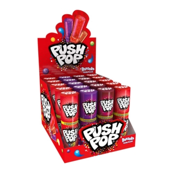 Bazooka | Push Pop 4 Smaken | 20 stuks