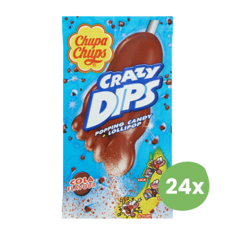 Chupa Chups | Crazy Dips | Cola | 24 x 14 gram