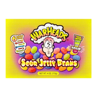 Warheads | Sour Jelly Beans Theatre Box | 12 x 99 gram
