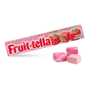 Fruittella | Strawberry Vegan Rol | 20 x 41 gram