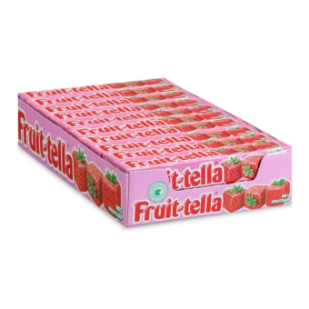 Fruittella | Strawberry Vegan Rol | 20 x 41 gram