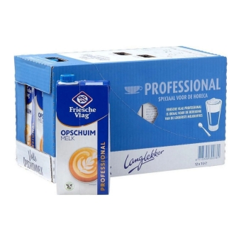Friesche Vlag | Opschuimmelk | 12 x 1 liter