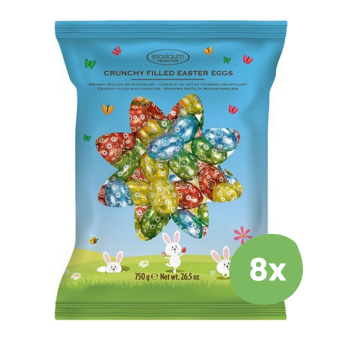 Excelcium | Paaseitjes Gevuld Melk/Praline | 8 x 750 gram