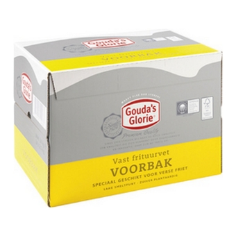 Gouda's | Glorie Frituurvet Geel Vast | 4 x 2.5 kg