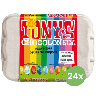 Tony's Chocolonely | Paaseitjes | Assortiment | 24 x 150 gram