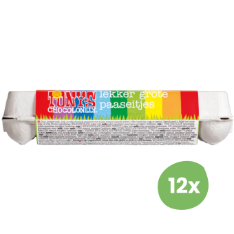 Tony's Chocolonely | Paaseitjes Assortiment Groot | 12 x 255 gram