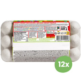 Tony's Chocolonely | Paaseitjes Assortiment Groot | 12 x 255 gram