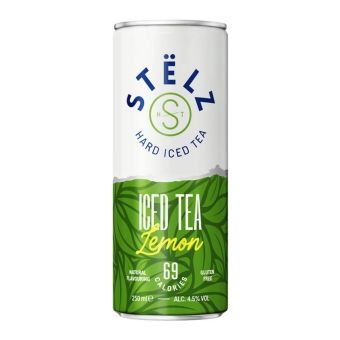 Stelz | Hard Iced Tea Lemon Blik | 12 x 25 cl