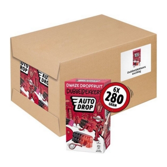 Autodrop | Dwaze Dropfruit Dubbeldekkers | 6 x 280 gram