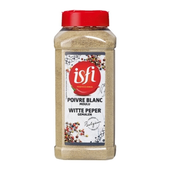 Isfi | Peper Wit Gemalen | 550 gram