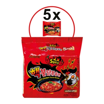 Samyang | Noodlesgestoofde Hete Kip | 40 x 145 gram
