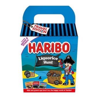 Haribo | Liquorice Hunt Box Gifting | 12 x 335 gram