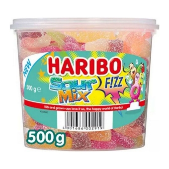 Haribo | Sour Mix Zizz Silo | 6 x 500 gram