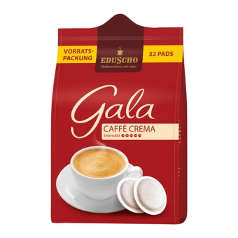 Eduscho | Gala Cafe Crema 32 Pads | 12 stuks