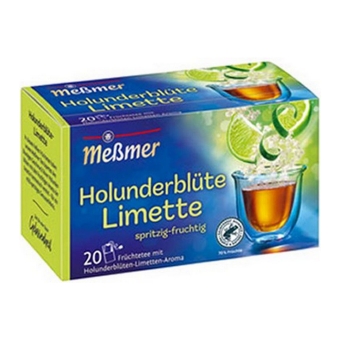 Messmer | Holunderblute Limette | 10 x 20 x 2,50 gram