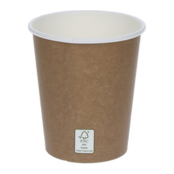 Kartonnen Beker | Kraft FSC 230cc | 1000 stuks