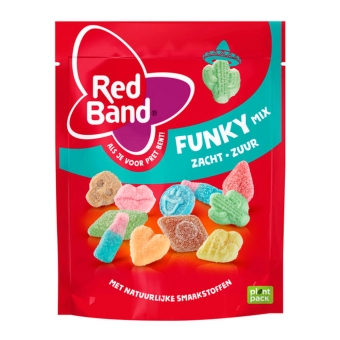 Red Band | Snoepmix Funky | 10 x 215 gram