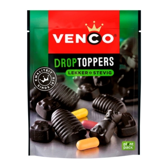 Venco | Droptoppers Lekker Stevig | 10 x 225 gram