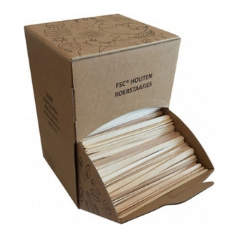 Roerstaafjes | Fsc Hout 110mm | 2000 stuks