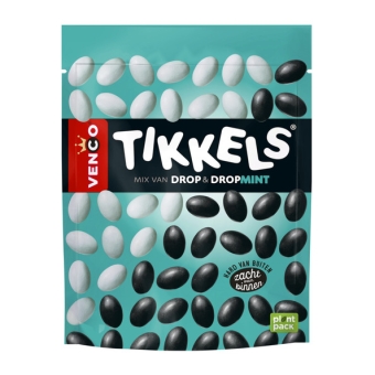 Venco | Tikkels Dropmint | 10 x 245 gram