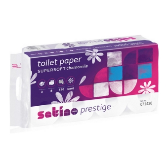 Satino Prestige | Toiletpapier | 3-laags | 8 x 150 vel