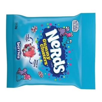 Nerds | Gummy Clusters Berries | 10 x 113 gram