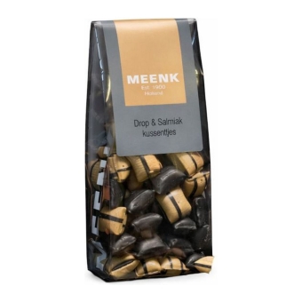 Meenk | Drop & Salmiak Kussentjes | 7 x 150 gram