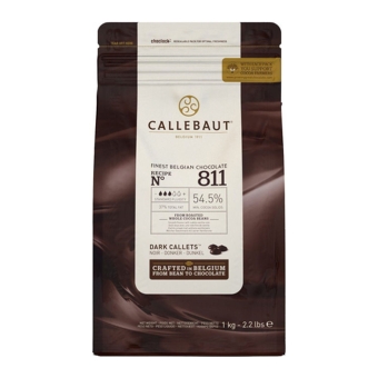 Callebaut | Chocolade Callets Puur (811) | 1000 gram