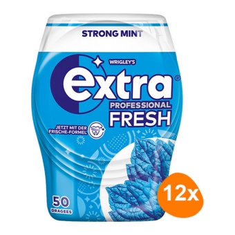 Wrigley's | Prof Fresh Strong Mint | 12 x 50 stuks